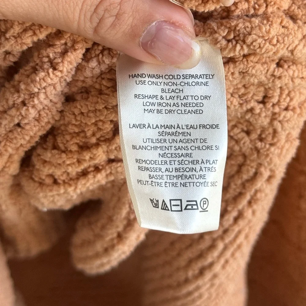 Free People Be Yours Cowl Neck Pullover Sweater in Soft Brown | Small Petite - Picture 7 of 9